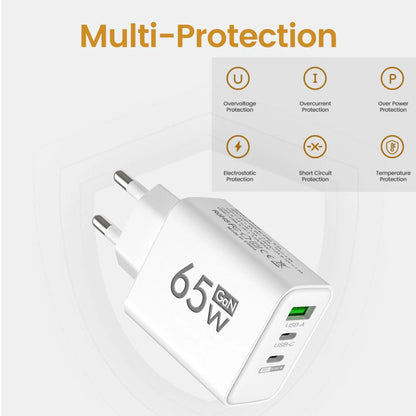65W GaN USB Fast Charging Type C PD Charger ryshop