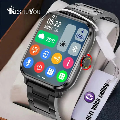 KESHUYOU New Smart Watch H9 Pro MAX - Stylish Fitness Tracker ryshop