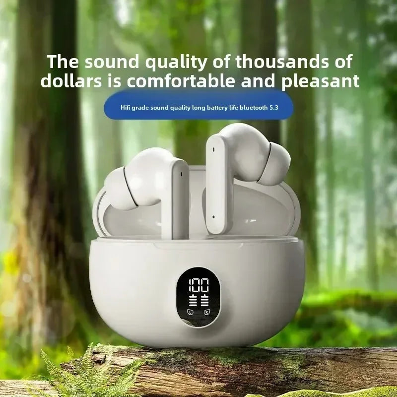 VYOPB Bluetooth 5.3 ENC Wireless Earbuds with LED Display ryshop