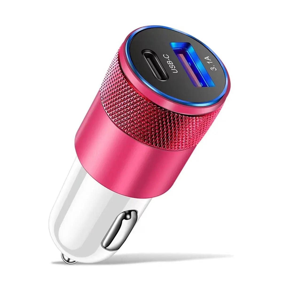 USB Car Charger Type C Dual Ports Fast Charging Phone Adapter ryshop