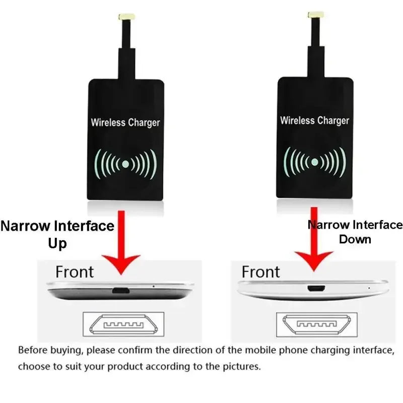 Lightweight Qi Wireless Charging Receiver for Samsung, Huawei & Xiaomi ryshop
