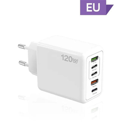 Total 120W 5 Ports USB Charger - Fast Charging Wall Adapter ryshop