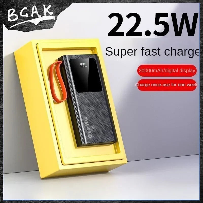 BCAK Universal Large Capacity Power Bank 20000mAh ryshop