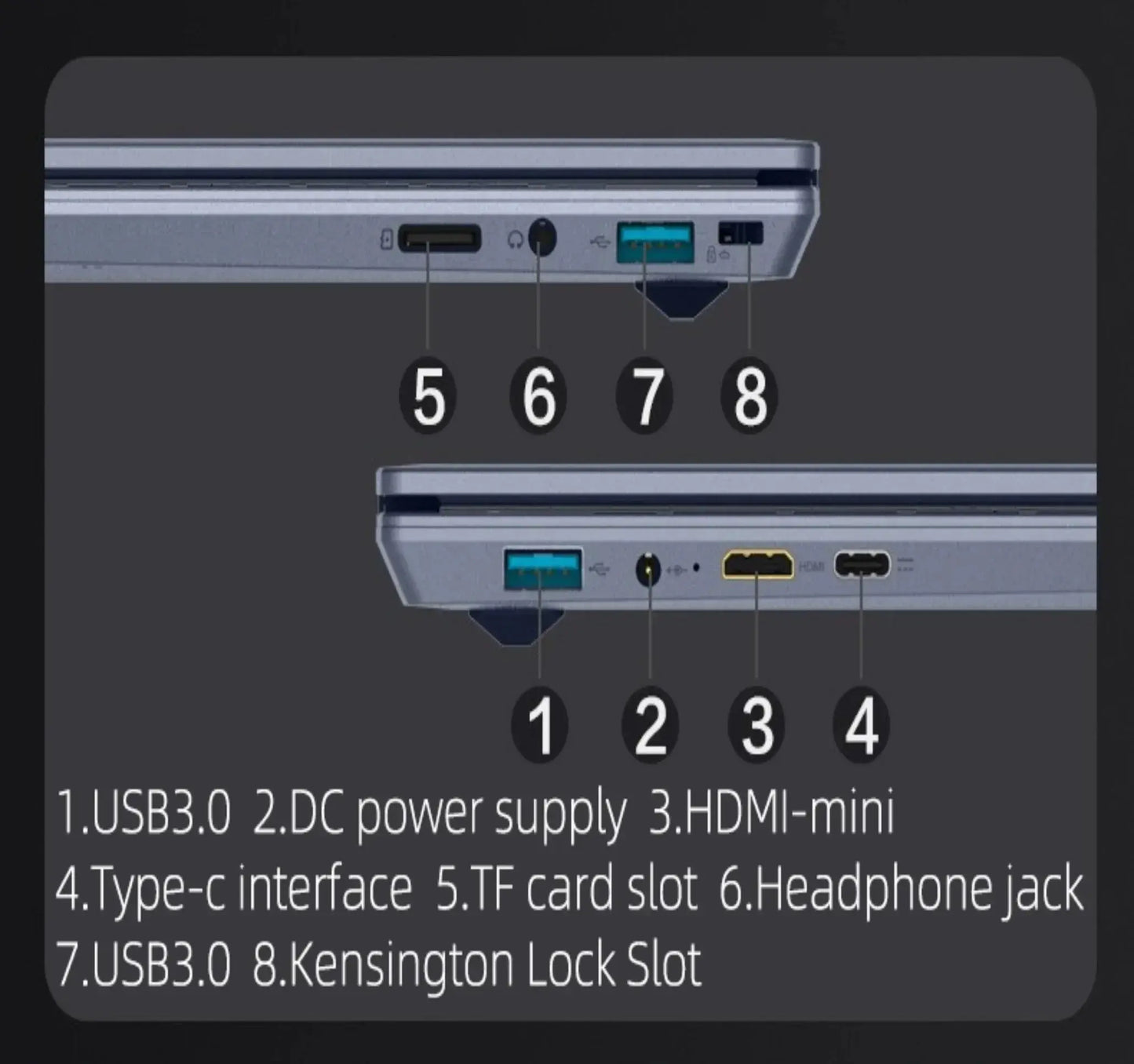 CARBAYTA GL160 Face ID Intel Notebook N95 Graphics UHD 16" Laptop ryshop