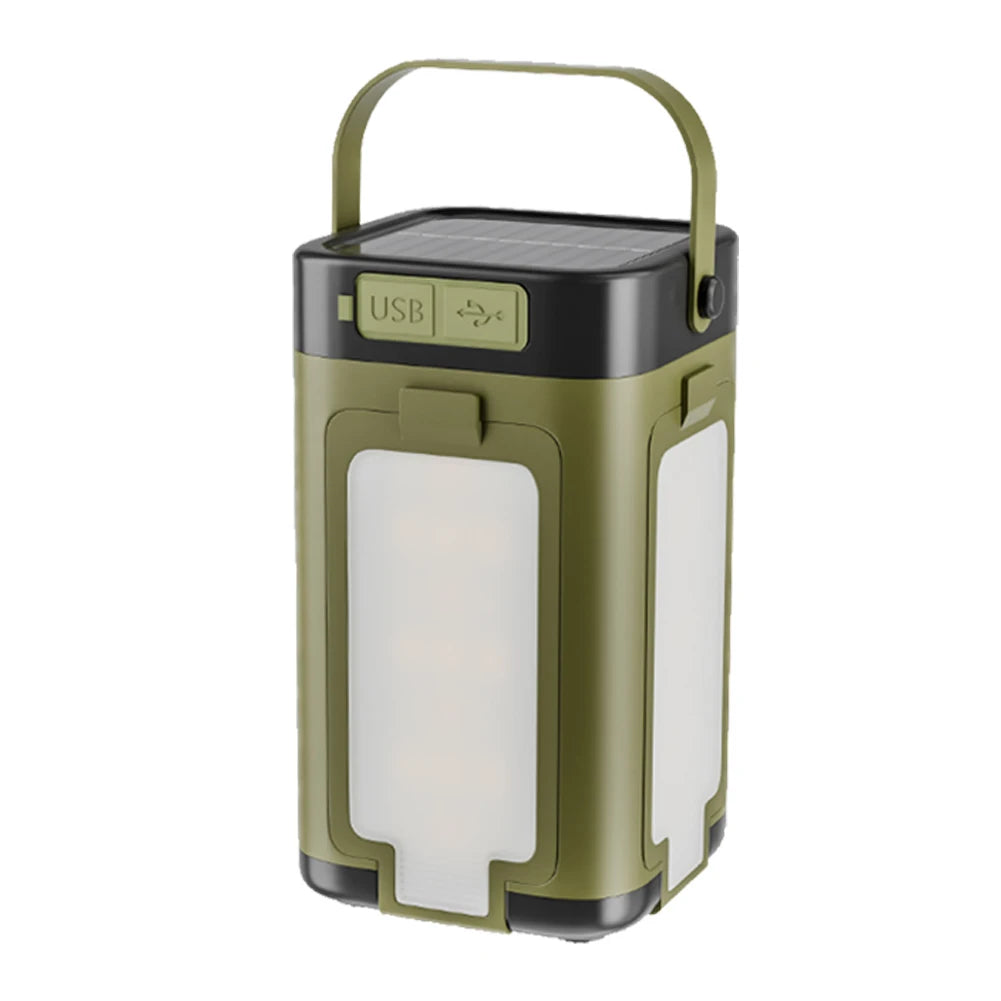 Rechargeable Lantern Power Bank - Solar Camping Lantern & LED Flashlight ryshop