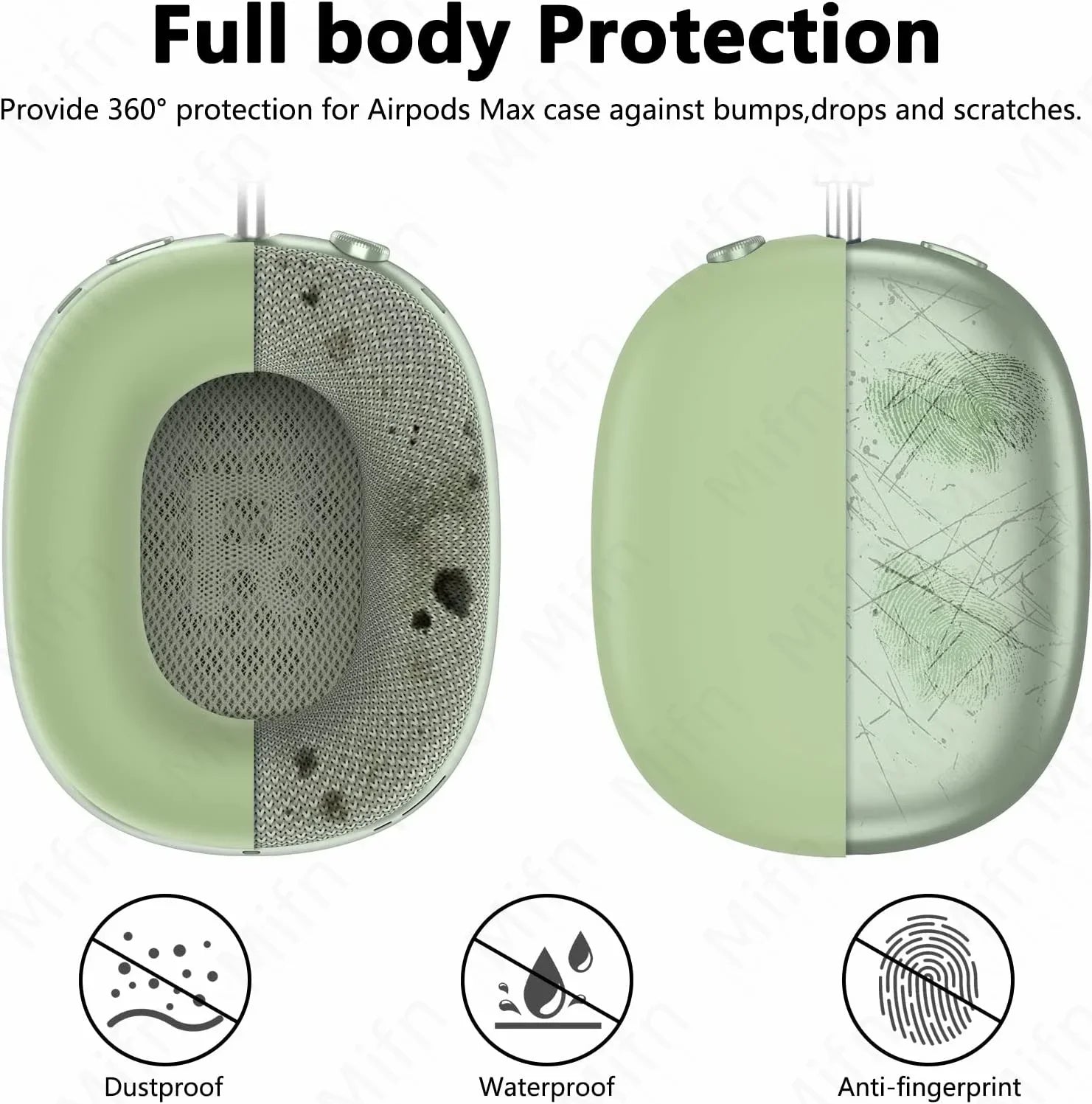 3 in 1 Soft Washable Headband Silicone Cover for AirPods Max 2021 ryshop