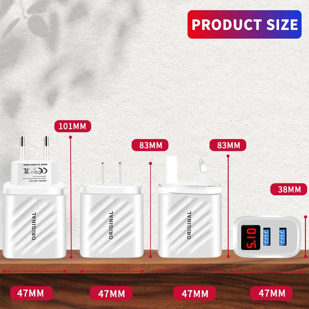 20W USB Charger Fast Charging Quick Charger 3.0 Mobile Phone Adapter ryshop