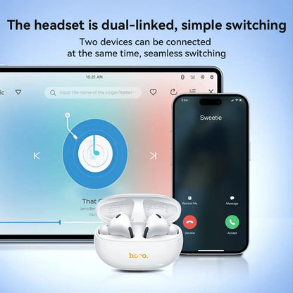 HOCO EW60 Waterproof Wireless Bluetooth Earbuds with HD Mic and Touch Control ryshop