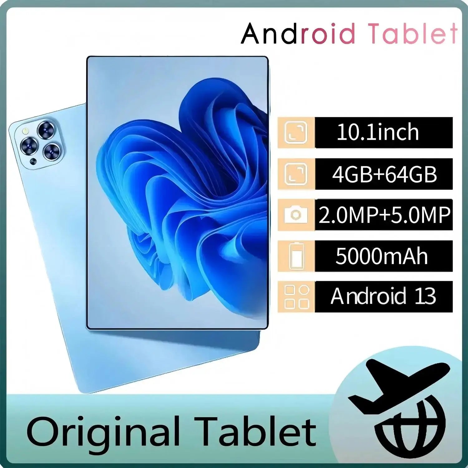 BDF Android Tablet PC Global Version 10.1 Inch ryshop