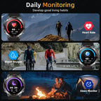 LIGE 2025 New Professional GPS Track Sports Smartwatch Outdoor RIDE Run Compass Altimeter 3ATM Fitness Bracelets 540mAh Watches ryshop