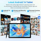 URAO A10L Android 14 Tablet Kit – 10.1-inch with Accessories ryshop