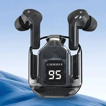 Bluetooth-Compatible Noise Canceling Translucent Earphones ryshop