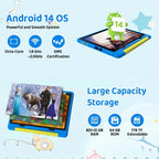 URAO 10 Inch Cartoon Pattern Kids Tablet ryshop