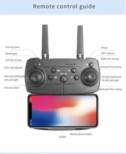 XMSJ Professional Drone E88 4K HD Camera RC Quadrotor ryshop