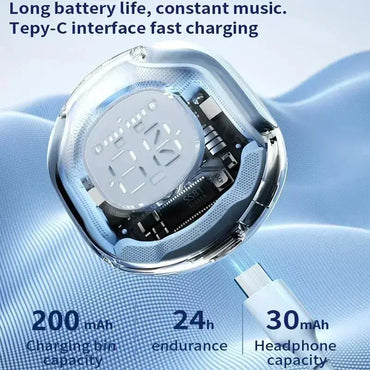 T8 PRO TWS Bluetooth Earbuds with LED Display ryshop