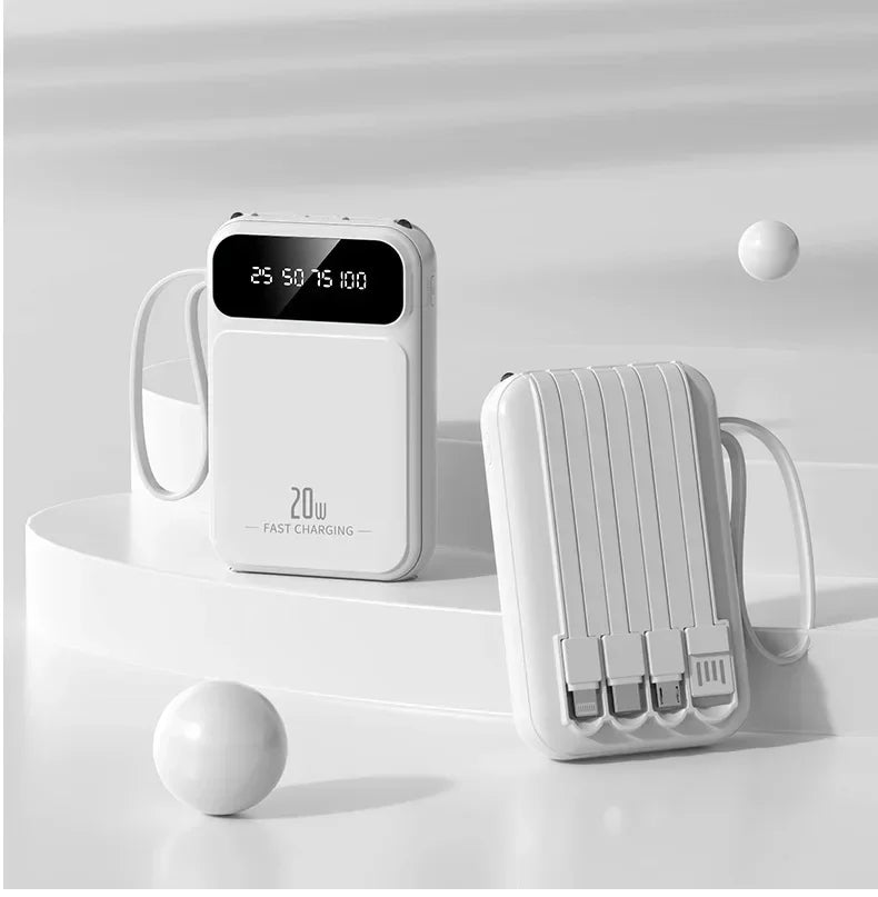 BMAD 20000mAh High Capacity Power Bank with 4 in 1 Cable ryshop