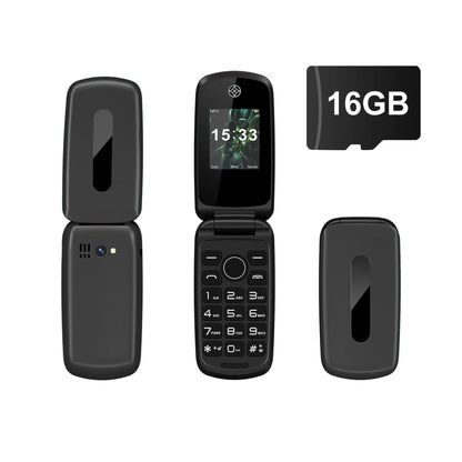 SERVO F4 Foldable Mobile Phone - Dual SIM with Call Recording ryshop