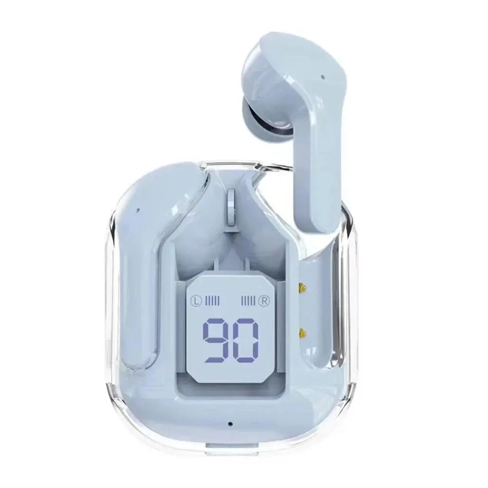 Bluetooth-Compatible Noise Canceling Translucent Earphones ryshop