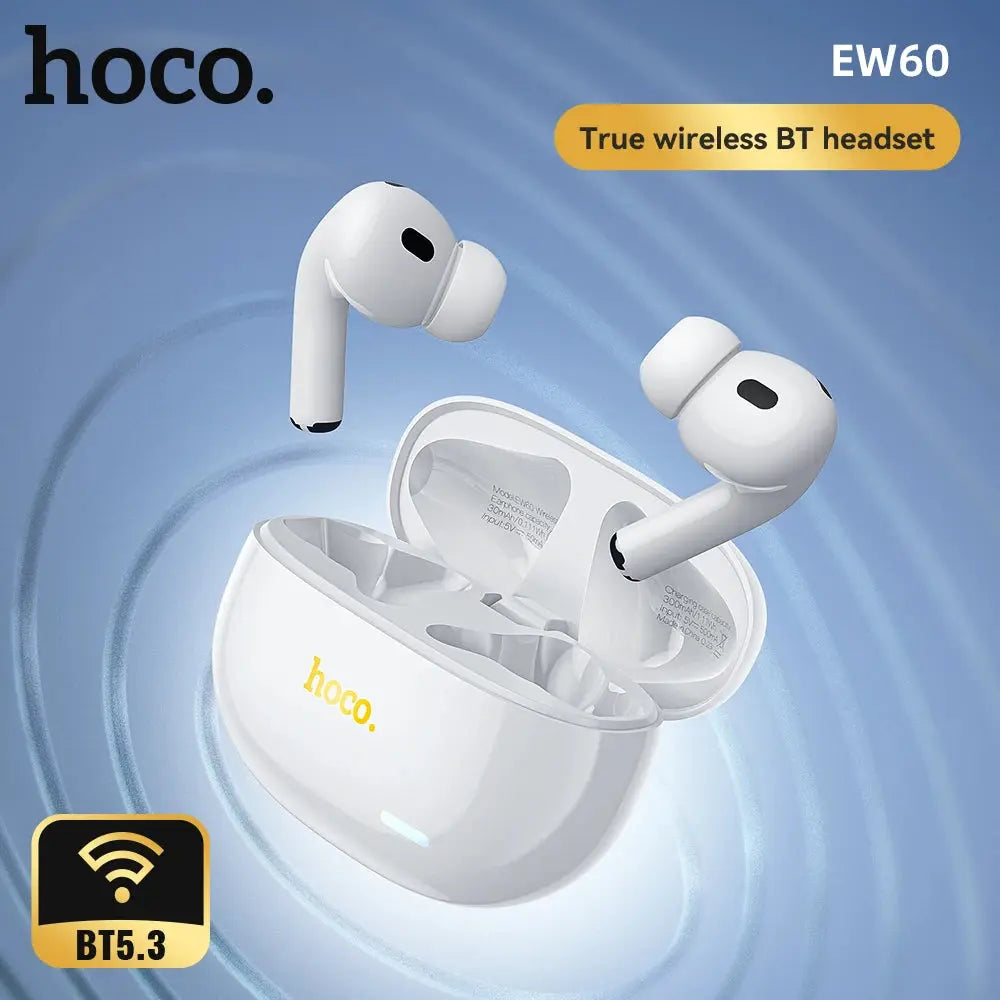 HOCO EW60 Waterproof Wireless Bluetooth Earbuds with HD Mic and Touch Control ryshop