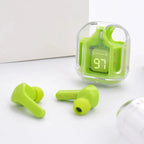 Bluetooth-Compatible Noise Canceling Translucent Earphones ryshop