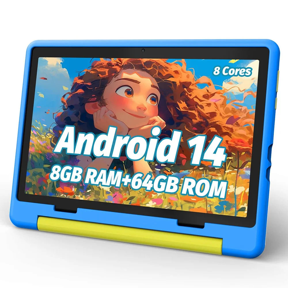 URAO 10 Inch Cartoon Pattern Kids Tablet ryshop
