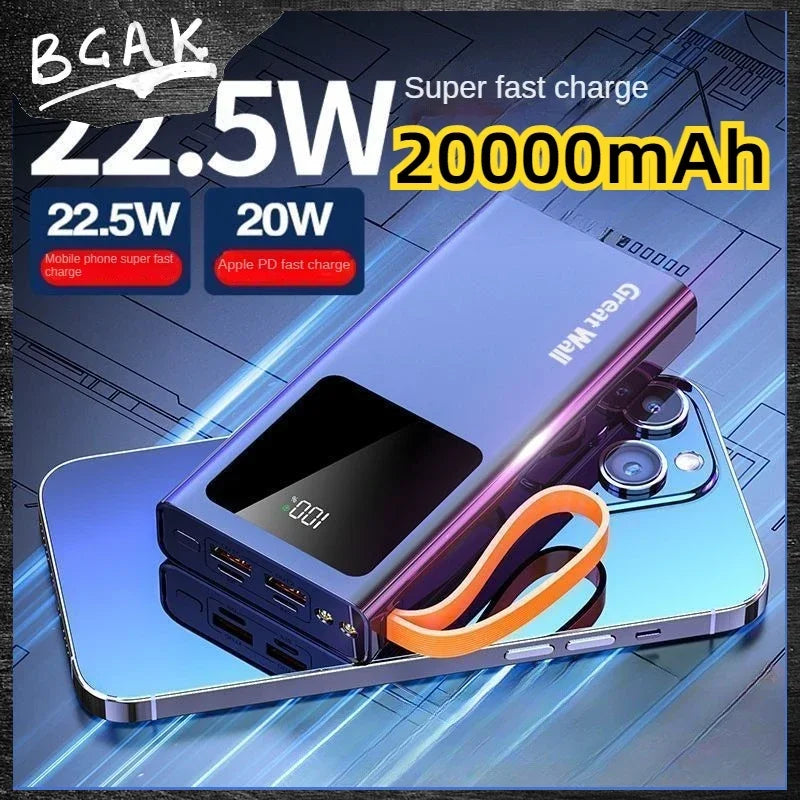 BCAK Universal Large Capacity Power Bank 20000mAh ryshop