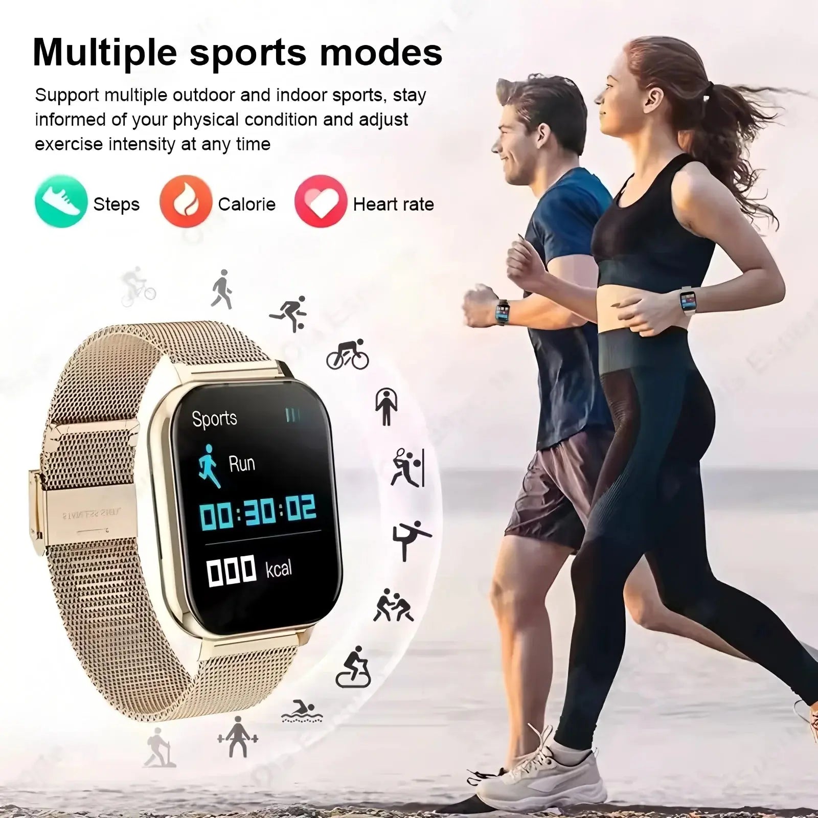 Ola Esporte SmartWatch - Fitness Tracker with GPS and Heart Rate Monitor ryshop