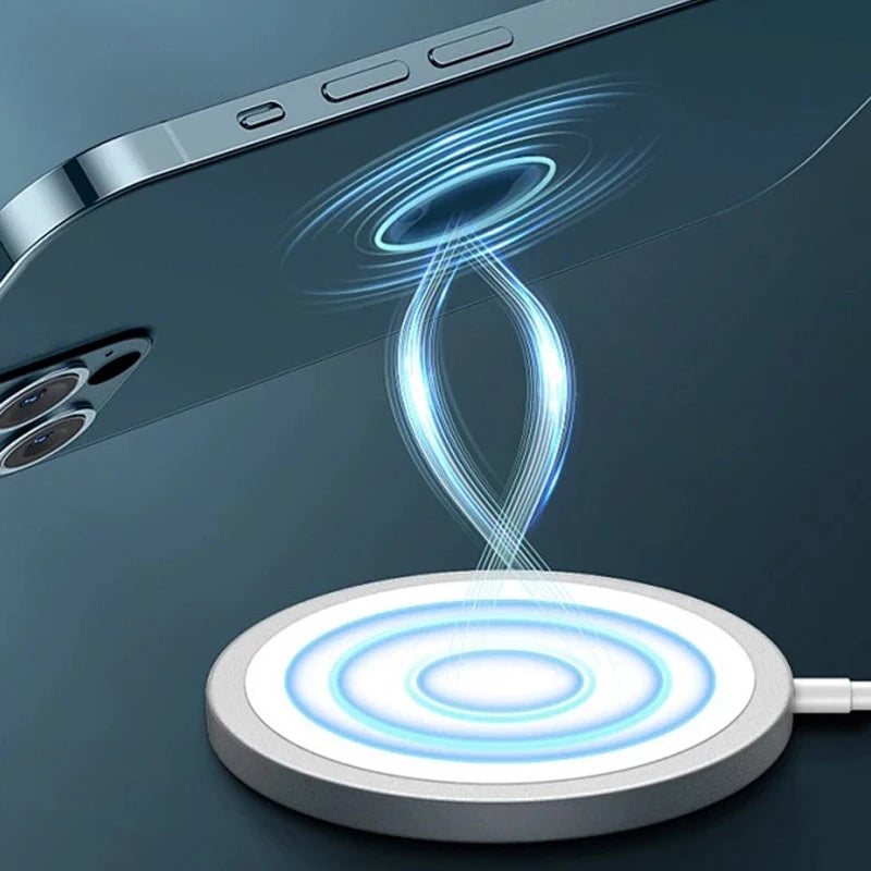 SHIDWJ Magnetic Wireless Charger Pad for MagSafe iPhone 16 15 14 13 12 Pro Max ryshop