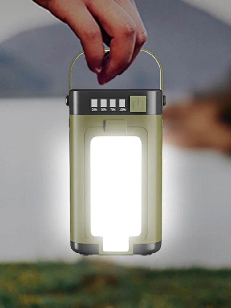 Rechargeable Lantern Power Bank - Solar Camping Lantern & LED Flashlight ryshop