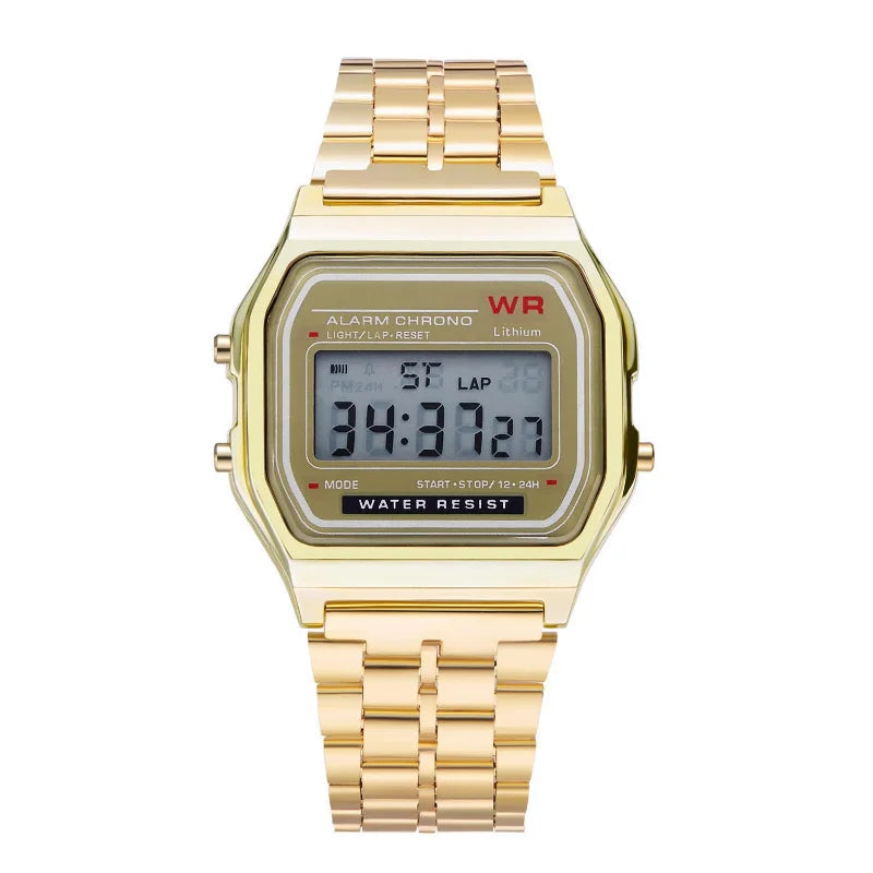 F91W Non-Waterproof Steel Band Watch ryshop