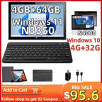 Glavey 10.1 Inch Windows 11 Tablet PC - 64 Bit AR40 ryshop
