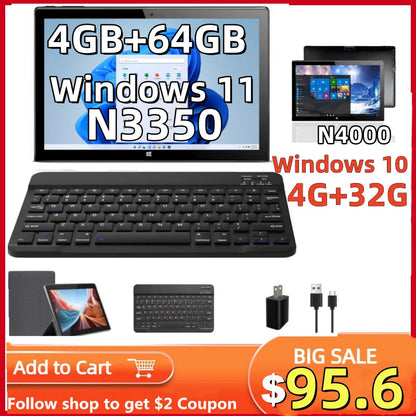 Glavey 10.1 Inch Windows 11 Tablet PC - 64 Bit AR40 ryshop