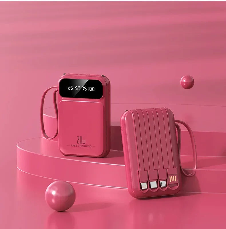 BMAD 20000mAh High Capacity Power Bank with 4 in 1 Cable ryshop