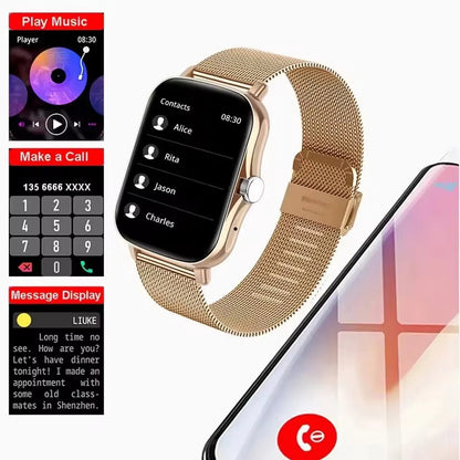 2025 Smart Watch 2.01’’ Full Touch Amoled BT Call Sport Waterproof Watch ryshop