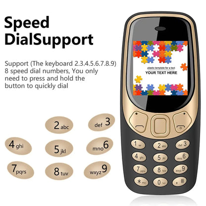SERVO Q3308 PRO 3 SIM Standby Mini Mobile Phone ryshop