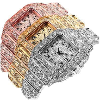 Luxury Diamond Unisex Bracelet Watch ryshop