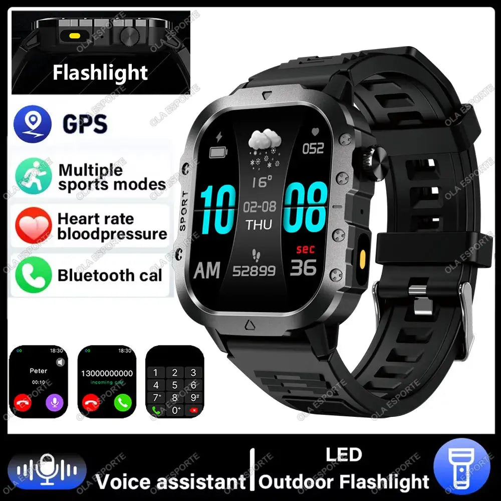 2025 Smartwatch Men Bluetooth Call Health Monitor ryshop