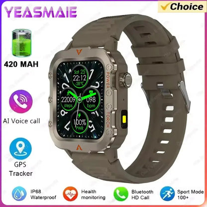 2025 New SmartWatch Men Military Outdoor GPS Sport Watch ryshop