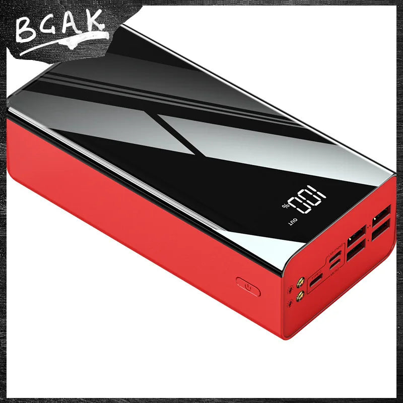 BCAK 80000mAh Large-capacity Charging Treasure Power Bank ryshop