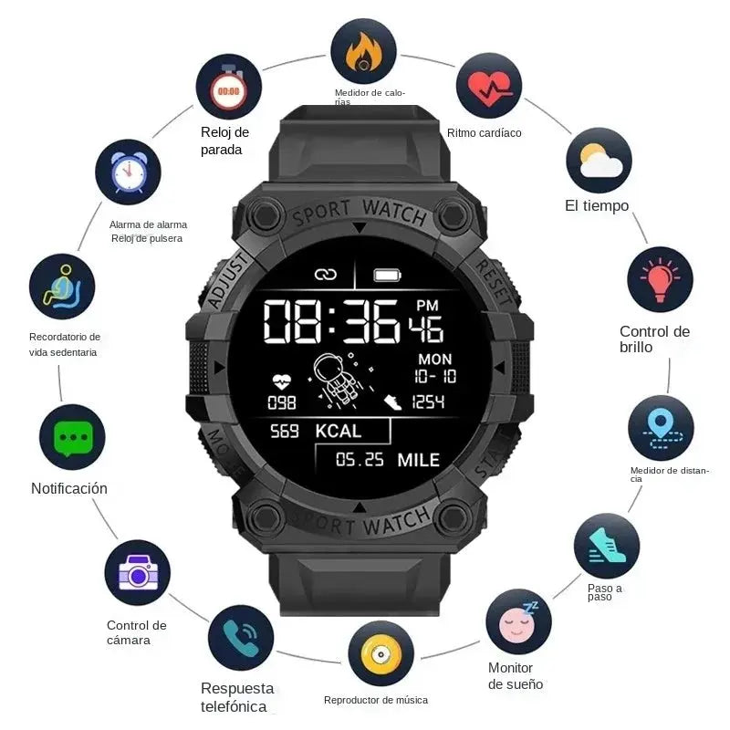 Peruioga Smart Watch for Men and Women - Heart Rate & Blood Pressure Monitor ryshop