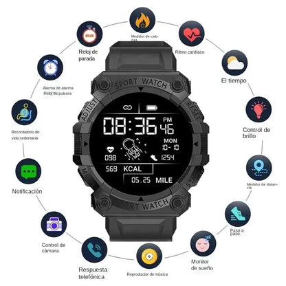 Peruioga Smart Watch for Men and Women - Heart Rate & Blood Pressure Monitor ryshop