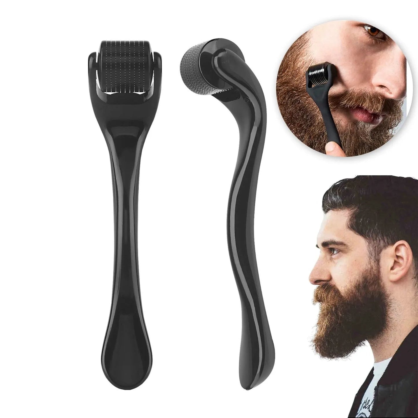 Miqmi 540 Needles Derma Roller for Facial & Body Hair Growth ryshop