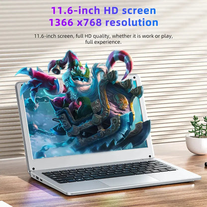 BYONE 11.6 Inch Mini Laptop - Pink Portable Ultraslim ryshop