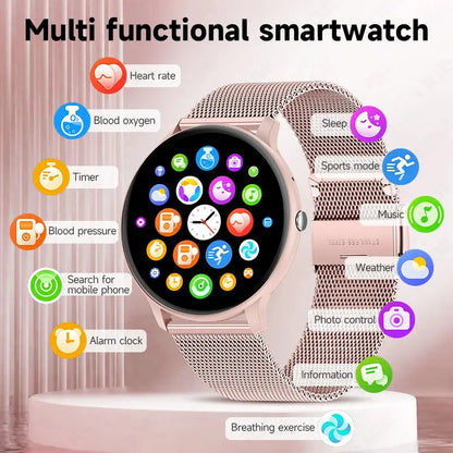 LIGE New 1.39" Watch Smart Watch 2025 New Women Men Bluetooth Call BT Music Wireless Charging Smartwatch Heart Rate Blood Oxygen