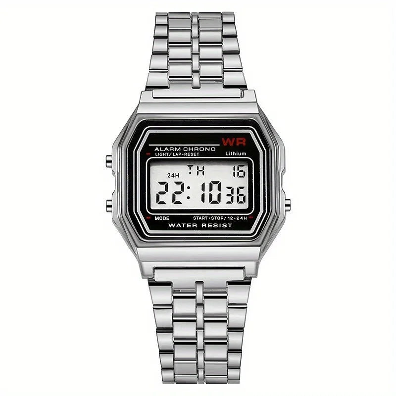 F91W Non-Waterproof Steel Band Watch ryshop