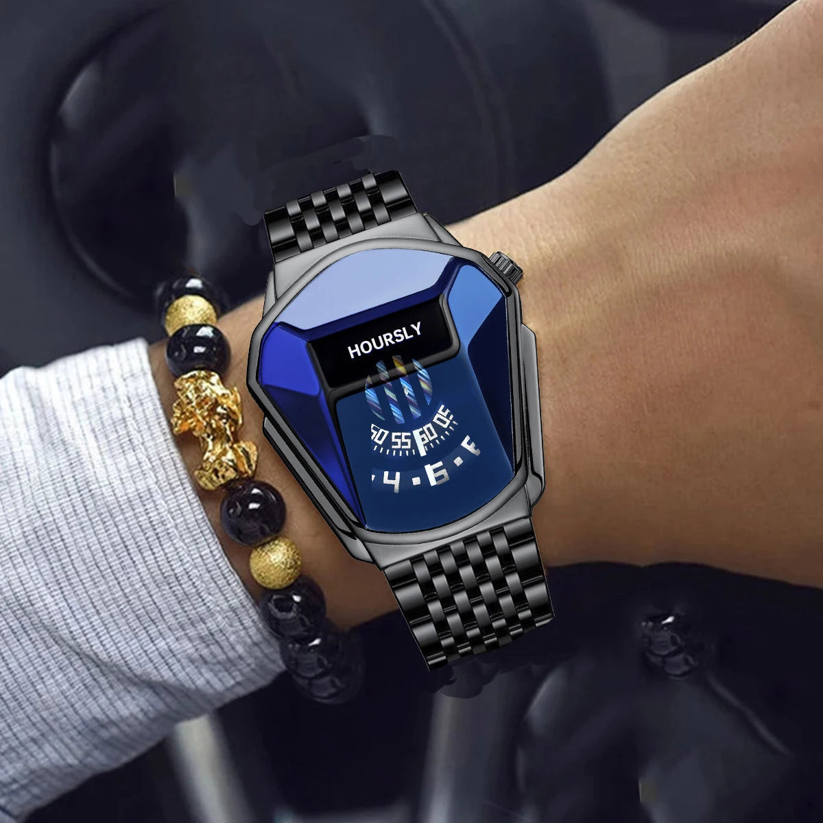 Men's New Trend Motorcycle Personality Waterproof Quartz Watch ryshop