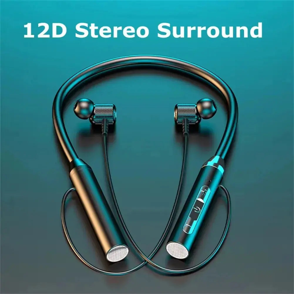 XYJS Wireless Bluetooth Earphones Neckband Headphones - Gaming Stereo Sports Headset ryshop