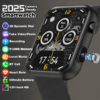 LIGE New 512MB Camera Smartwatch 1.91" HD Make Answer Call Video Sound Recording Sports Music Smart Watch For Android iOS 2025 ryshop