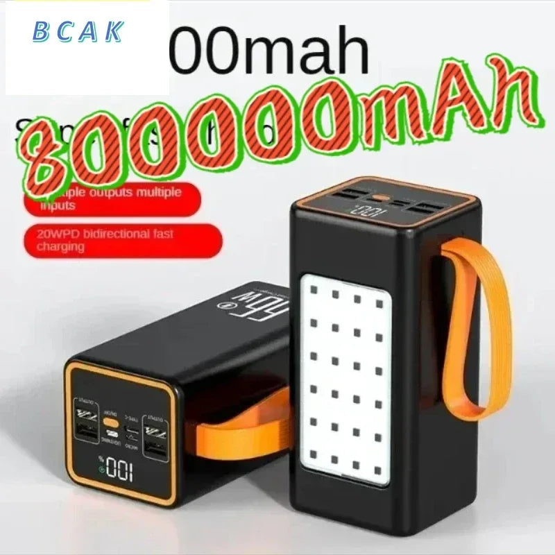 BCAK Upgraded Super Power Bank - 50mAh & 30mAh Fast Charging ryshop