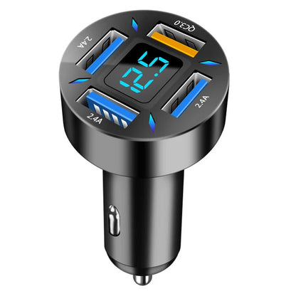 100W Dual Ports Mini USB Car Charger - Super Fast Charging Adapter ryshop